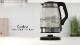 Herzberg HG-5044: 1.8L Electric Glass Kettle With LED Light Indicator