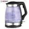 Herzberg HG-5044: 1.8L Electric Glass Kettle With LED Light Indicator