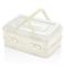Herzberg Duplex Takeaway Pastry Carrying Box Color : Ivory