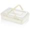 Herzberg Single-Tier Takeaway Pastry Carrying Box Color : Ivory