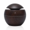 Herzberg Air Humidifier Aroma Oil Diffuser Color : Dark wood