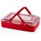 Herzberg Caja de transporte de pastelería para llevar de un solo nivel Color : Rojo