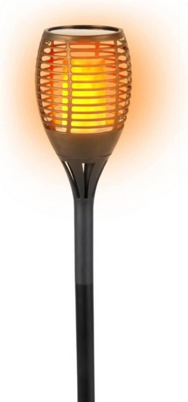 Grundig ED-66407: Antorcha Solar de Jardín de 12 LED + Llama Danzante