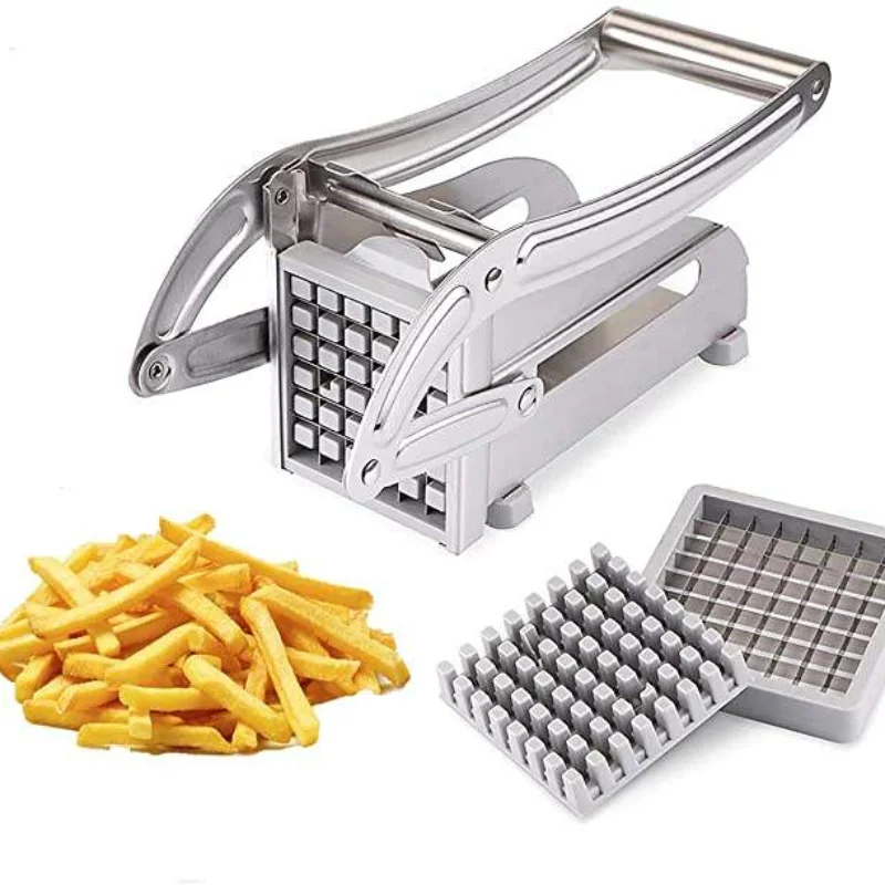 Herzberg HG-04166: Cortador de patatas fritas de acero inoxidable
