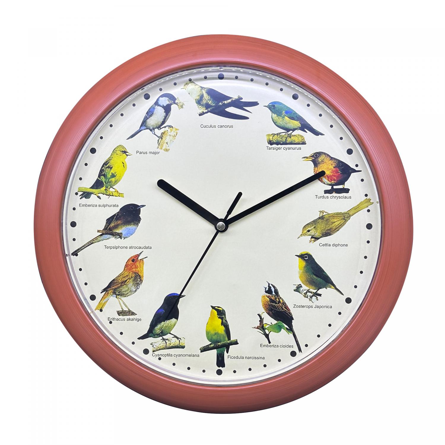 Herzberg HG-03701: Japanese Bird Song Clock - Wood