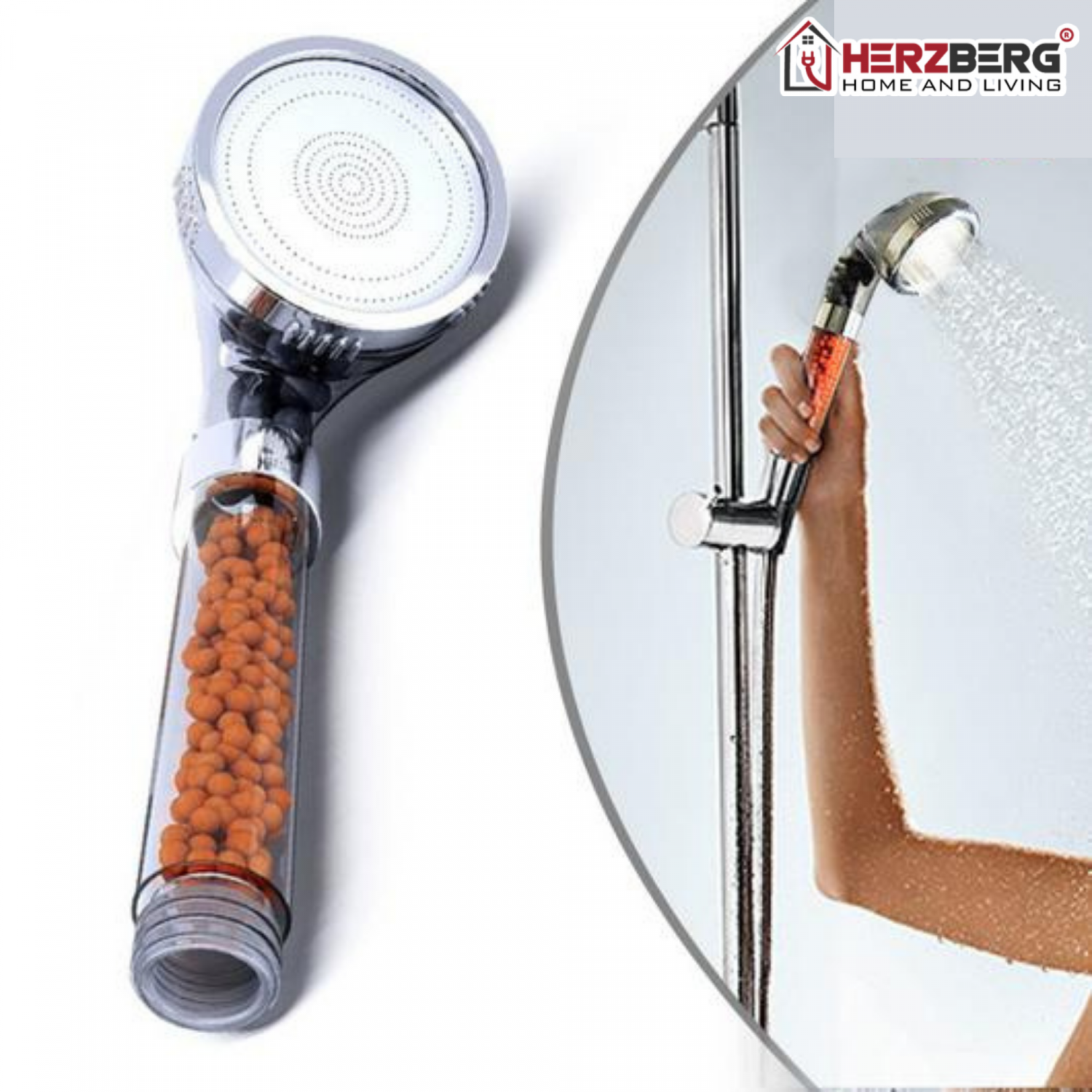 Herzberg HG-5012: Mineralized Showerhead