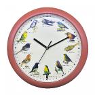 Herzberg HG-03701: Horloge chant d'oiseau japonais - Bois