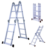 Herzberg HG-5002: Multi-Orientation  Aluminum Folding Ladder