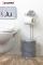 Herzberg HG-KB755: Support WC avec poubelle et porte-papier WC